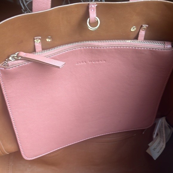 ZARA LARGE WOMAN VEGAN LEATHER TOTE - Picture 2 of 13